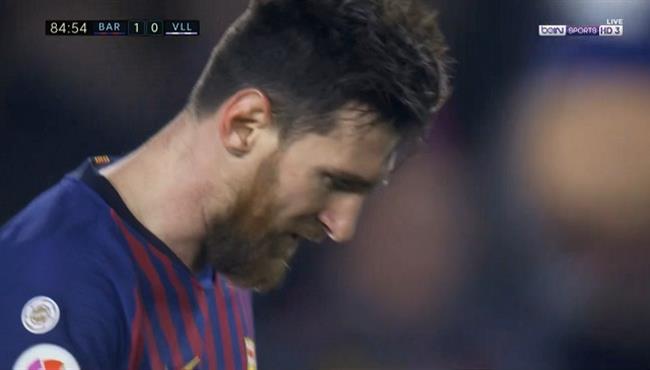 ميسي يهدر ركلة جزاء امام بلد الوليد بالدوري الاسباني