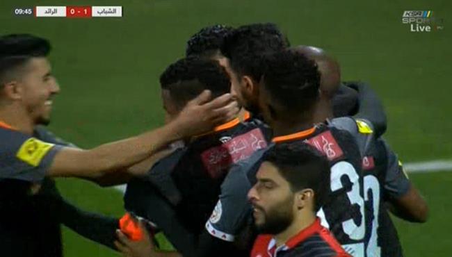 هدف الشباب الاول في مرمي الرائد 1 0 الدوري السعودي