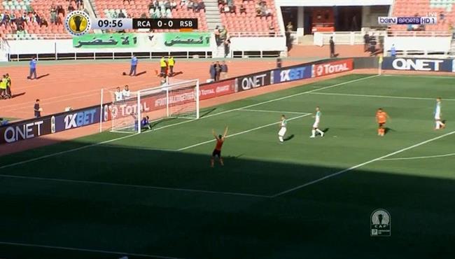 هدف نهضة بركان الاول في مرمي الرجاء