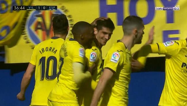 اهداف مباراة فياريال واسبانيول 2 2 الدوري الاسباني