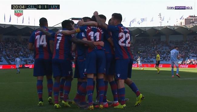 اهداف مباراة ليفانتي وسيلتا فيجو 4 1 الدوري الاسباني