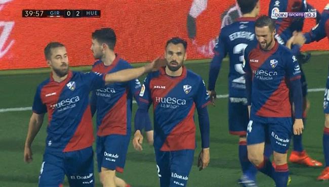 اهداف مباراة هويسكا وجيرونا 2 0 الدوري الاسباني