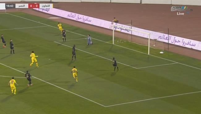 هدف التعاون الاول في مرمي النصر بالدوري السعودي