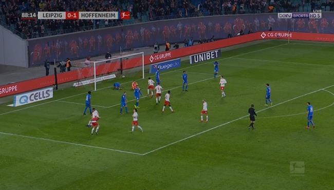 اهداف مباراة هوفنهايم ولايبزج 1 1 الدوري الالماني