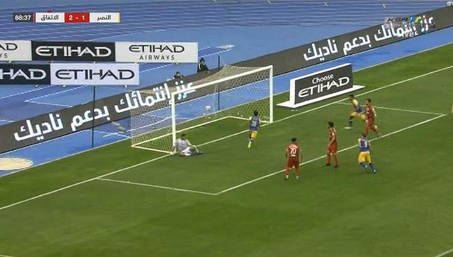 هدف تعادل النصر مع الاتفاق 2 2 الدوري السعودي