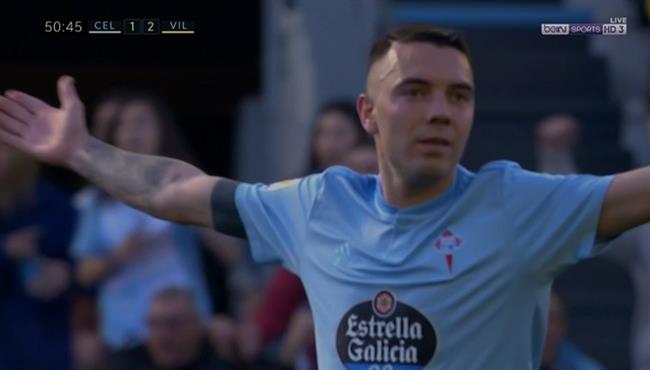 هدف اسباس الرائع في مرمي فياريال بالدوري الاسباني