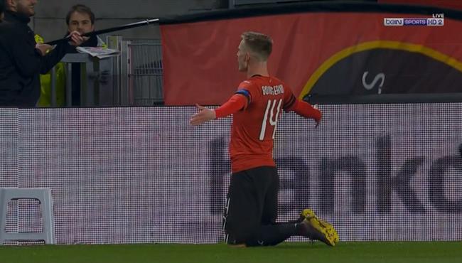 هدف تعادل رين الرائع مع ارسنال 1 1 الدوري الاوروبي