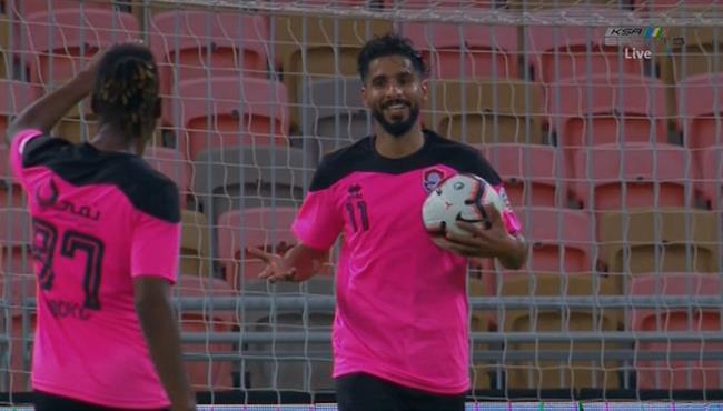 سوبر هاتريك صالح الشهري امام الاهلي في الدوري السعودي