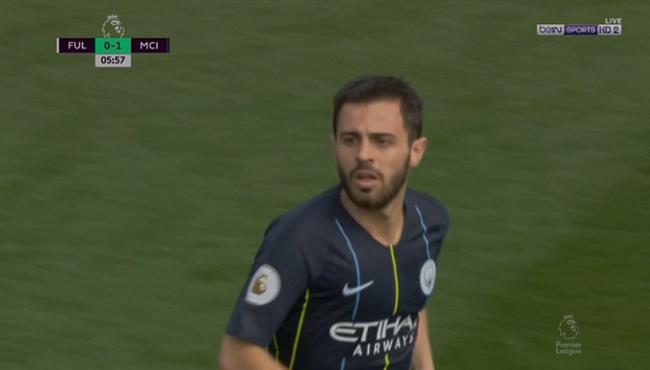 هدف برناردو سيلفا الرائع في مرمي فولهام بالدوري الانجليزي