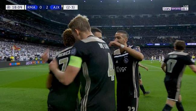 هدف اياكس الثاني في مرمي ريال مدريد بدوري ابطال اوروبا