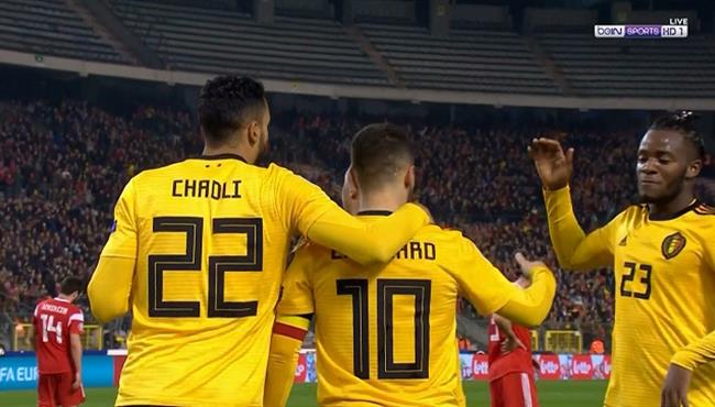اهداف مباراة بلجيكا وروسيا 3 1 تصفيات امم اوروبا