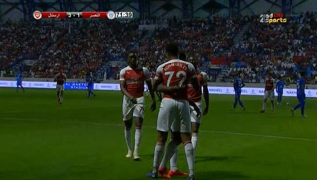 اهداف مباراة النصر وارسنال 3 2 مباراة ودية