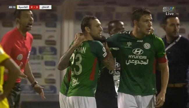 اهداف مباراة الاتفاق والقادسية 3 2 الدوري السعودي