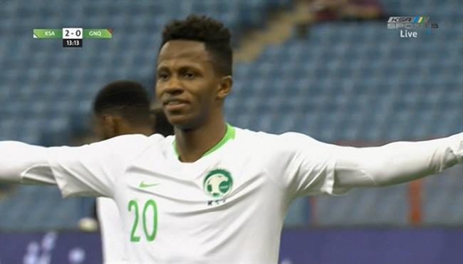 هدف السعودية الثاني في مرمي غينيا الاستوائية