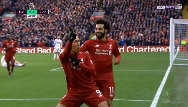 هدف ليفربول الثالث في مرمي بيرنلي 3 1 الدوري الانجليزي