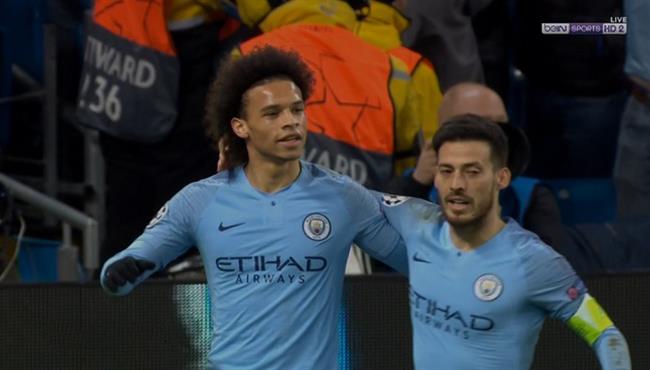 هدف مانشستر سيتي الثالث في مرمي شالكه ساني