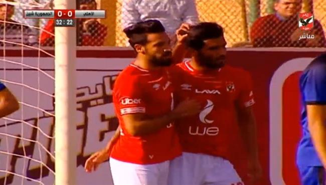 اهداف مباراة الاهلي وجمهورية شبين 2 0 مباراة ودية