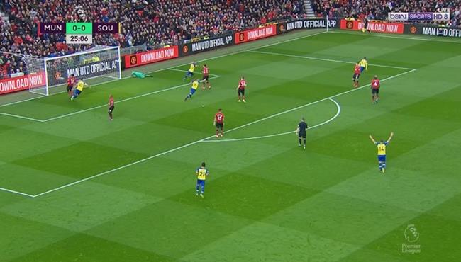 هدف ساوثهامبتون الصاروخي في مرمي مانشستر يونايتد بالدوري الانجليزي