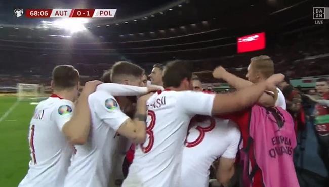 هدف فوز بولندا علي النمسا 1 0 تصفيات اليورو