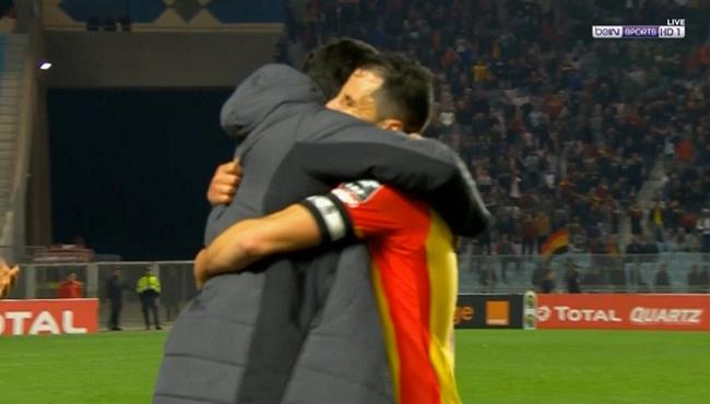 هدف الترجي الاول في مرمي حوريا تعليق عصام الشوالي