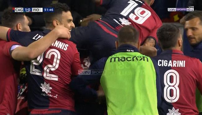 اهداف مباراة كالياري وفيورنتينا 2 1 الدوري الايطالي