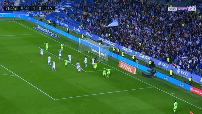 اهداف ريال سوسيداد وليفانتي 1 1 الدورى الاسبانى