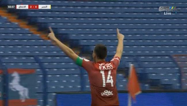 هدف الاتفاق الثاني في مرمي النصر بالدوري السعودي