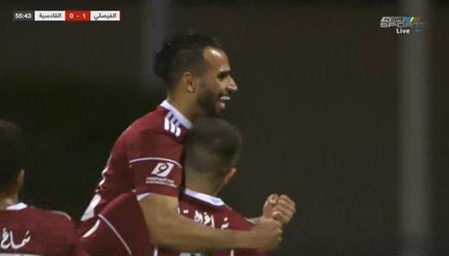 هدف الفيصلي الاول في مرمي القادسية بالدوري السعودي