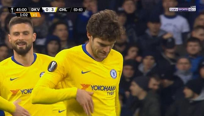 هدف تشيلسي الثالث في مرمي دينامو كييف بالدوري الاوروبي