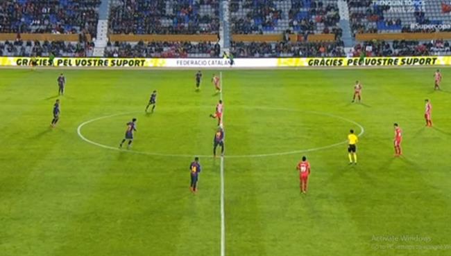 ملخص مباراة برشلونة وجيرونا 0 1 كأس السوبر الكتالوني