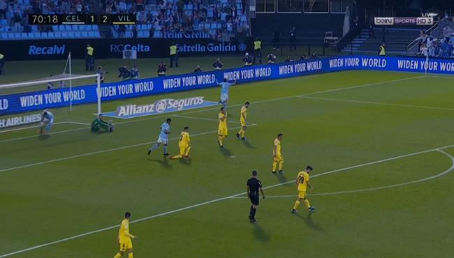 اهداف مباراة سيلتا فيجو وفياريال 3 2 الدوري الاسباني