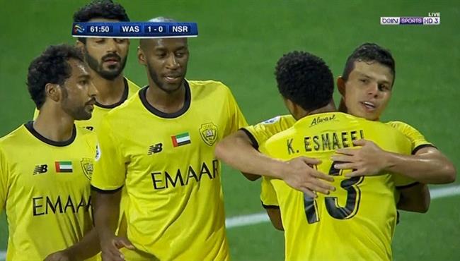 هدف فوز الوصل الاماراتي علي النصر السعودي 1 0 تعليق حفيظ دراجي