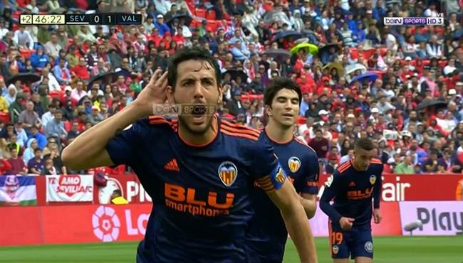 هدف فوز فالنسيا علي اشبيلية 1 0 الدوري الاسباني