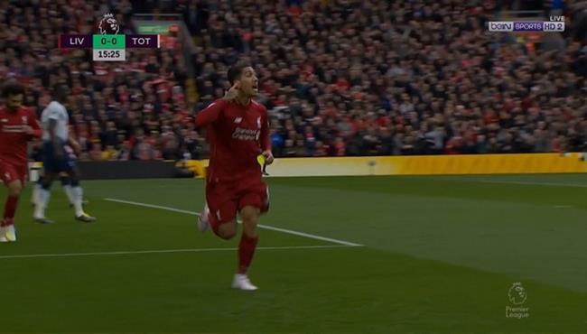 هدف ليفربول الاول في مرمي توتنهام تعليق حفيظ دراجي