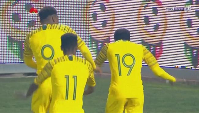 هدف جنوب افريقيا الاول الرائع في مرمي ليبيا بتصفيات امم افريقيا