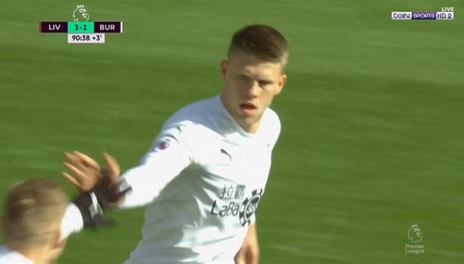 هدف بيرنلي الثاني في مرمي ليفربول 2 3 الدوري الانجليزي