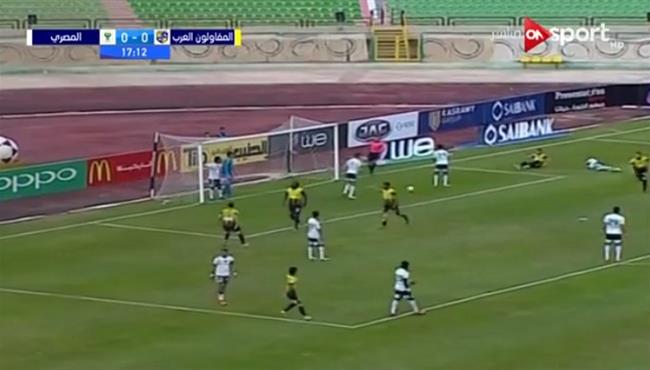 اهداف مباراة المصري والمقاولون العرب 2 2 الدوري المصري