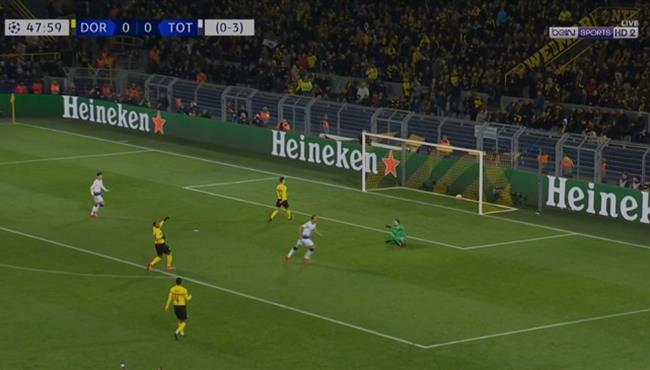 هدف فوز توتنهام علي بوروسيا دورتموند 1 0 دوري ابطال اوروبا