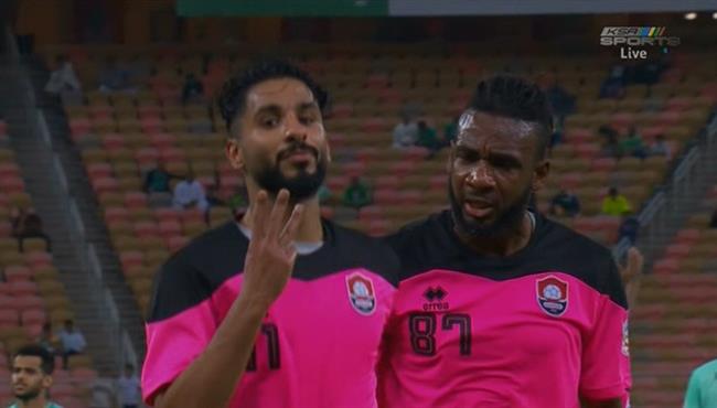 هدف تعادل الرائد مع الاهلي 4 4 الدوري السعودي