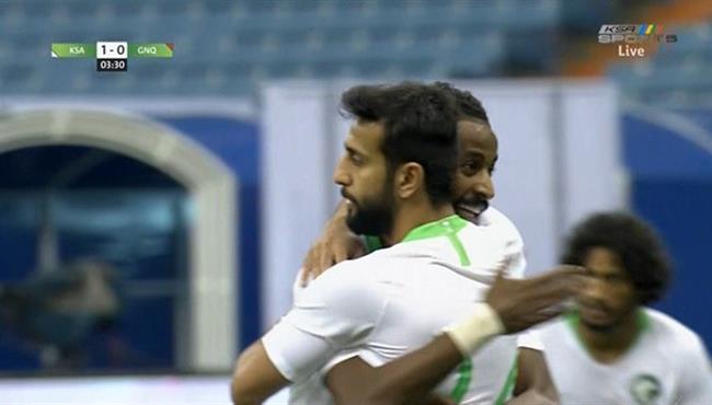 هدف السعودية الاول في مرمي غينيا الاستوائية
