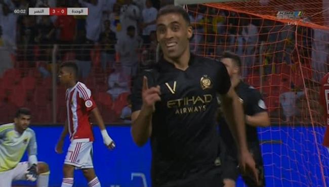 سوبر هاتريك عبد الرزاق حمد الله امام الوحدة في الدوري السعودي