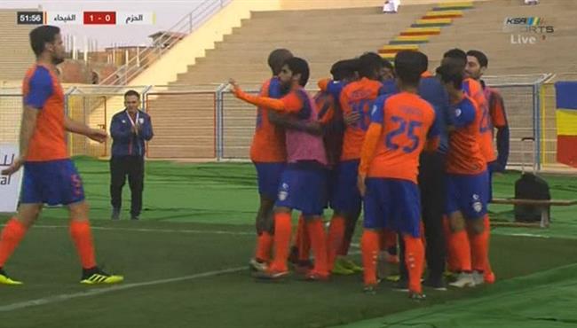 هدف فوز الفيحاء علي الحزم 1 0 الدوري السعودي