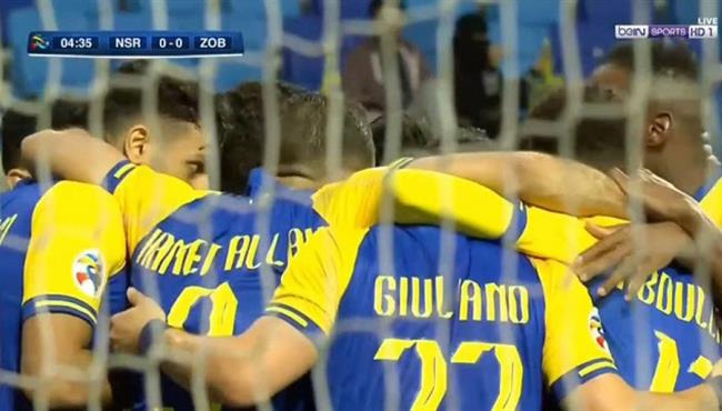 هدف النصر الاول في مرمي ذوب آهن اصفهان بدوري ابطال اسيا