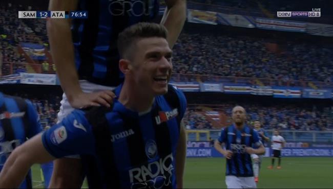 اهداف مباراة اتالانتا وسامبدوريا 2 1 الدوري الايطالي