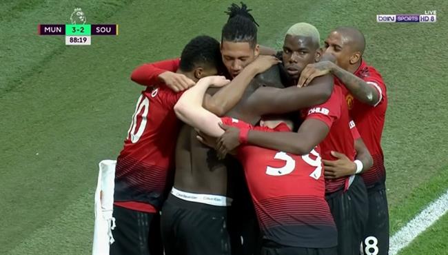 هدف لوكاكو القاتل في مرمي ساوثهامبتون بالدوري الانجليزي