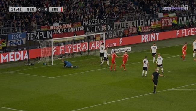 اهداف مباراة المانيا وصريبا 1 1 مباراة ودية