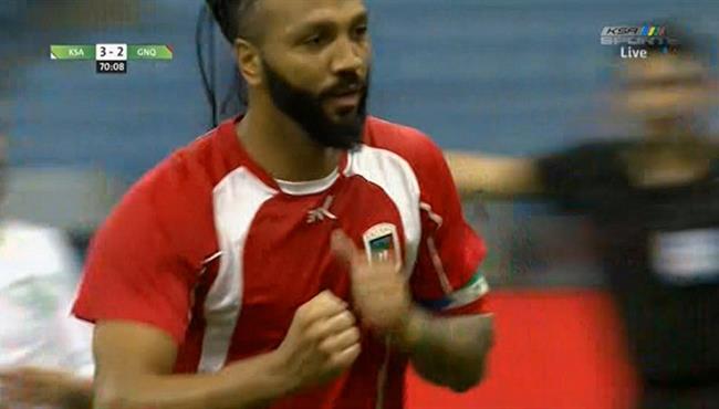 هدف غينيا الاستوائية الثاني في مرمي السعودية