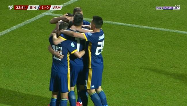 اهداف مباراة البوسنة والهرسك وارمينيا 2 1 تصفيات اليورو