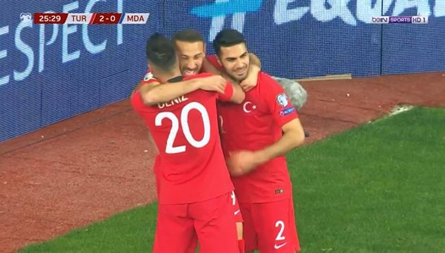 اهداف مباراة تركيا ومولدوفا 4 0 تصفيات اليورو