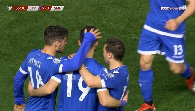 اهداف مباراة قبرص وسان مارينو 5 0 تصفيات اليورو